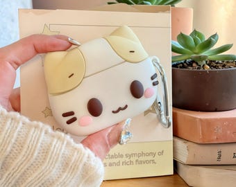 Funda de silicona con diseño de gato para AirPods / Soporte protector Kawaii (AirPods Pro 2/3/4)