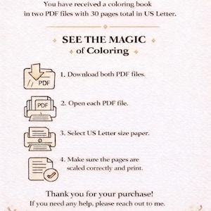 how to print coloring book instructions printable pdf instant download guide US letter coloring pages digital download coloring book tutorial print at home coloring pages step by step guide printable coloring book files 30 pages adult coloring book cozy coloring pages stress relief coloring easy printing instructions diy coloring book setup download open print guide for coloring pages home printing tips```