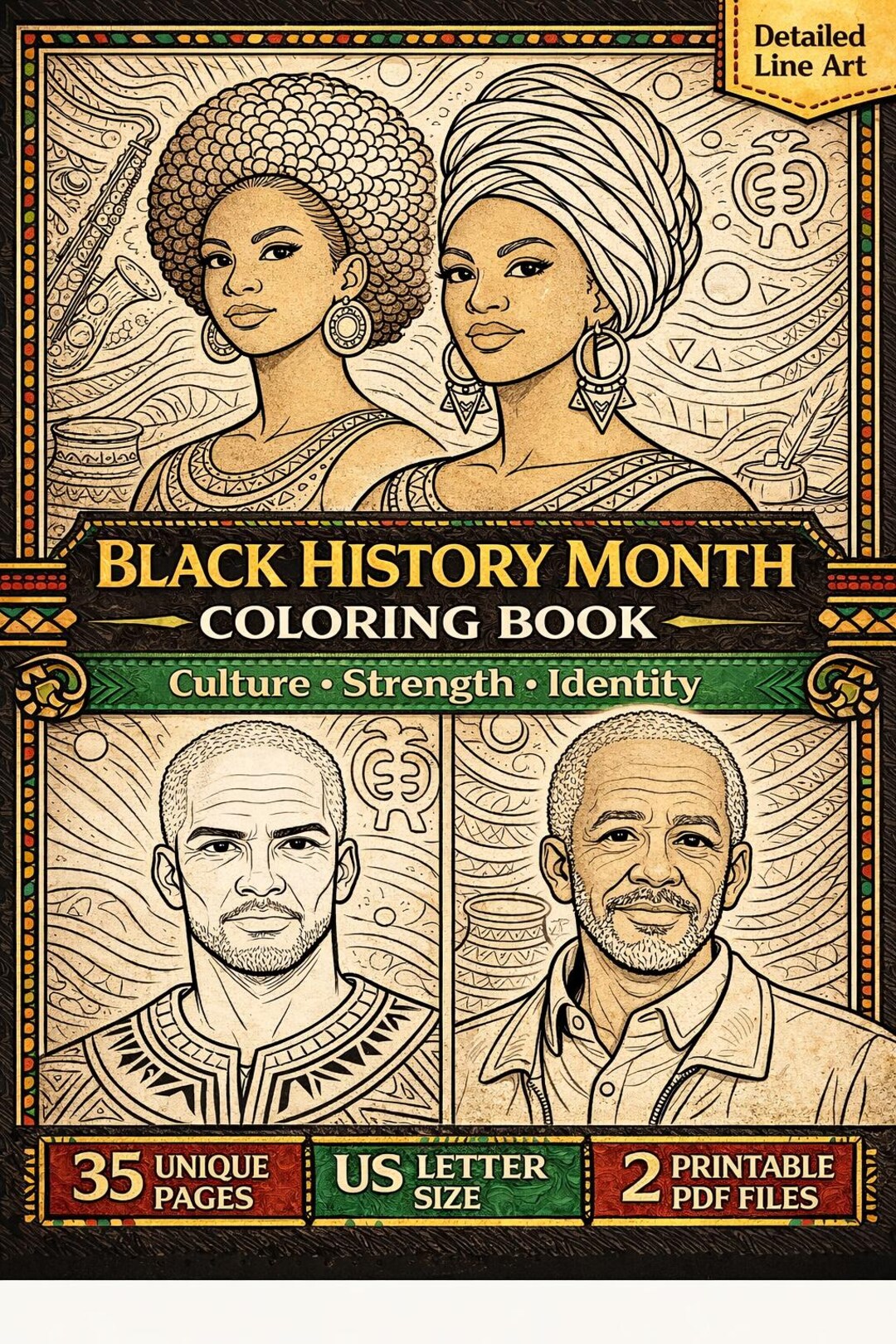 Cahier de coloriage pour le Mois de l'histoire des Noirs - Patrimoine ...