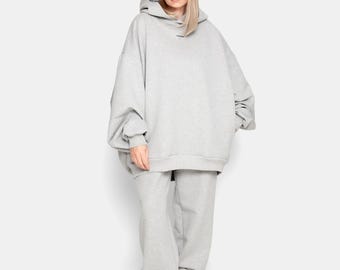 Übergroße Bio-Baumwoll-Jogginghose - Schwergewichte dänische Streetwear