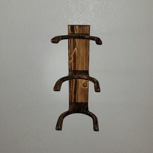 Triple Cowboy Hat Rack (vertical) image 13