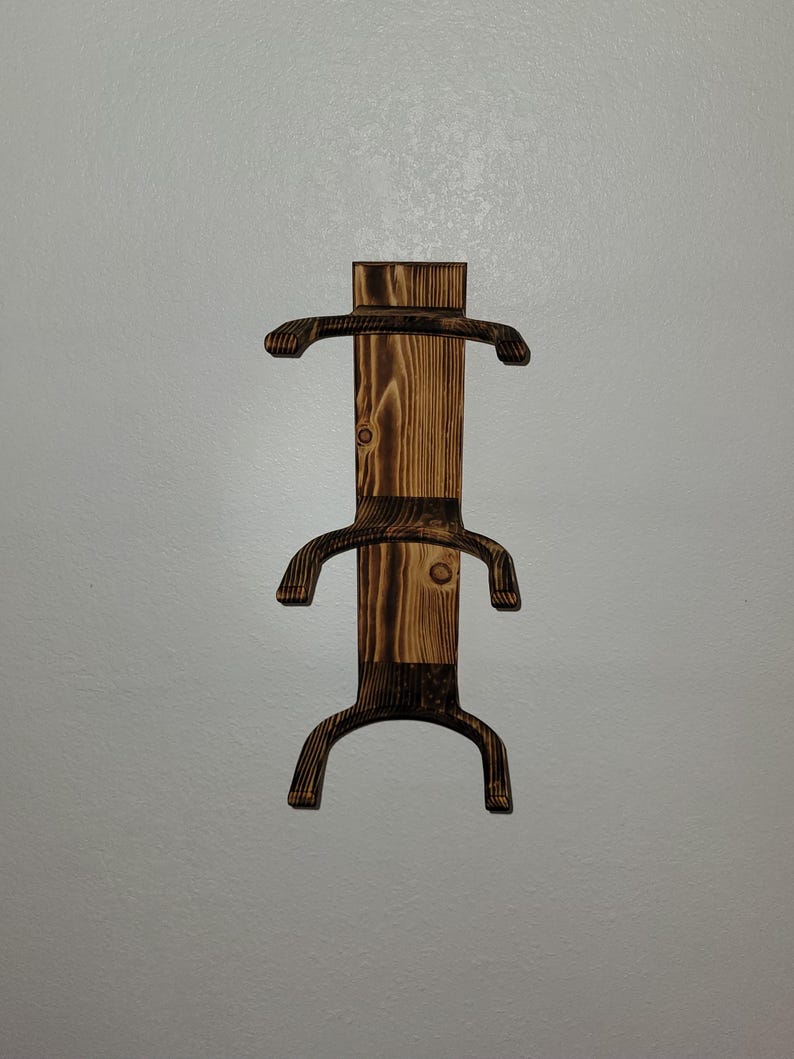 Triple Cowboy Hat Rack (vertical) image 13