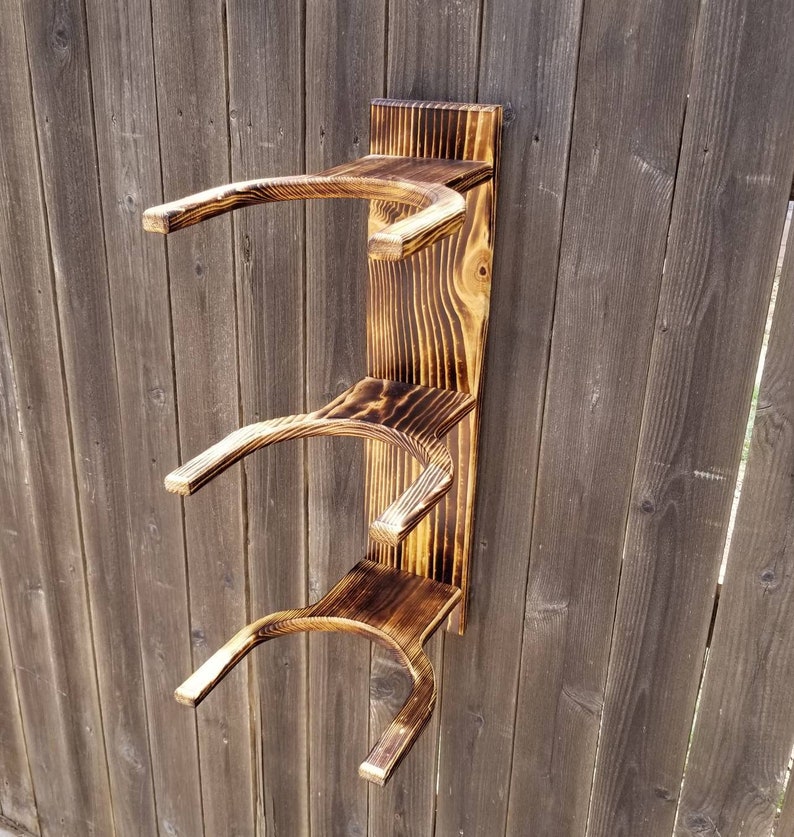 Triple Cowboy Hat Rack (vertical) image 5