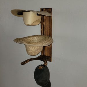 Triple Cowboy Hat Rack (vertical) image 10