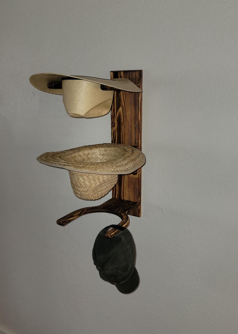 Triple Cowboy Hat Rack (vertical) image 10