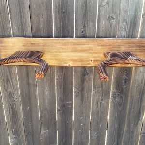 Double Cowboy Hat Rack (horizontal)
