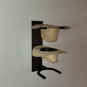 Triple Cowboy Hat Rack (vertical) image 12