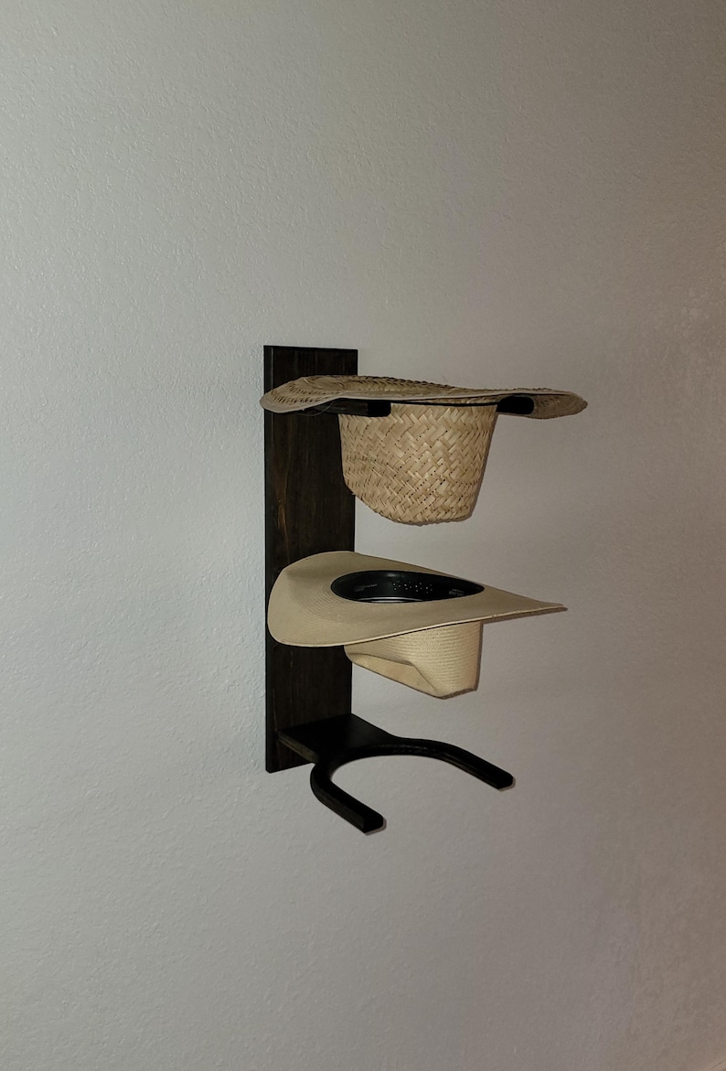 Triple Cowboy Hat Rack (vertical) image 12