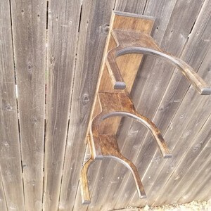 Triple Cowboy Hat Rack (vertical) image 2