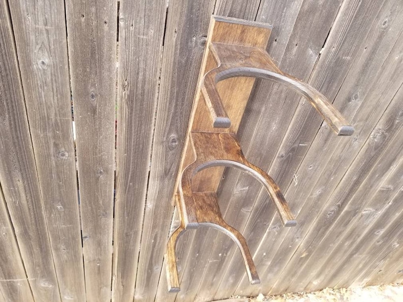 Triple Cowboy Hat Rack (vertical) image 2