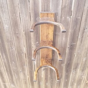 Triple Cowboy Hat Rack (vertical) image 3
