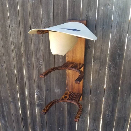 Horseshoe Cowboy Hat Rack Etsy