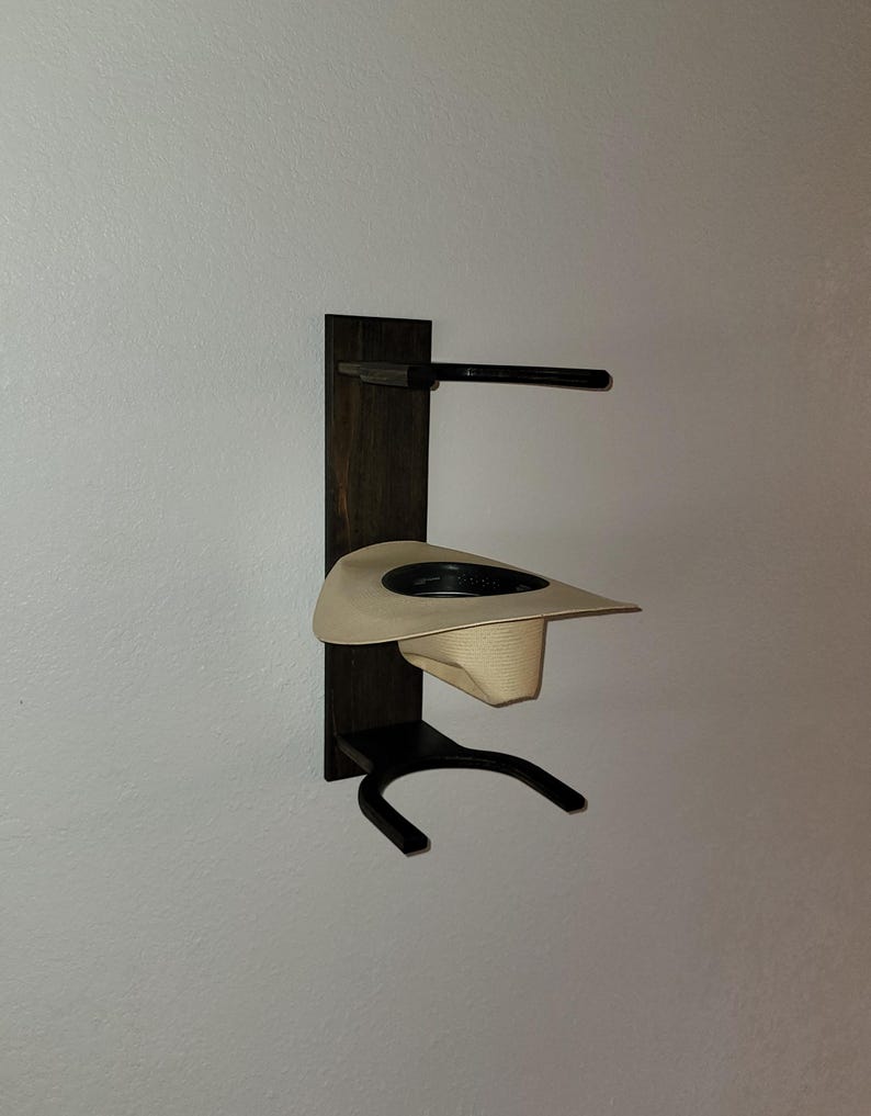 Triple Cowboy Hat Rack (vertical) image 11