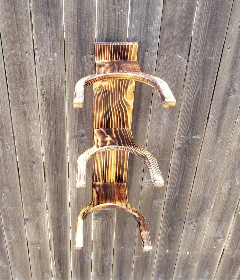Triple Cowboy Hat Rack (vertical) image 4