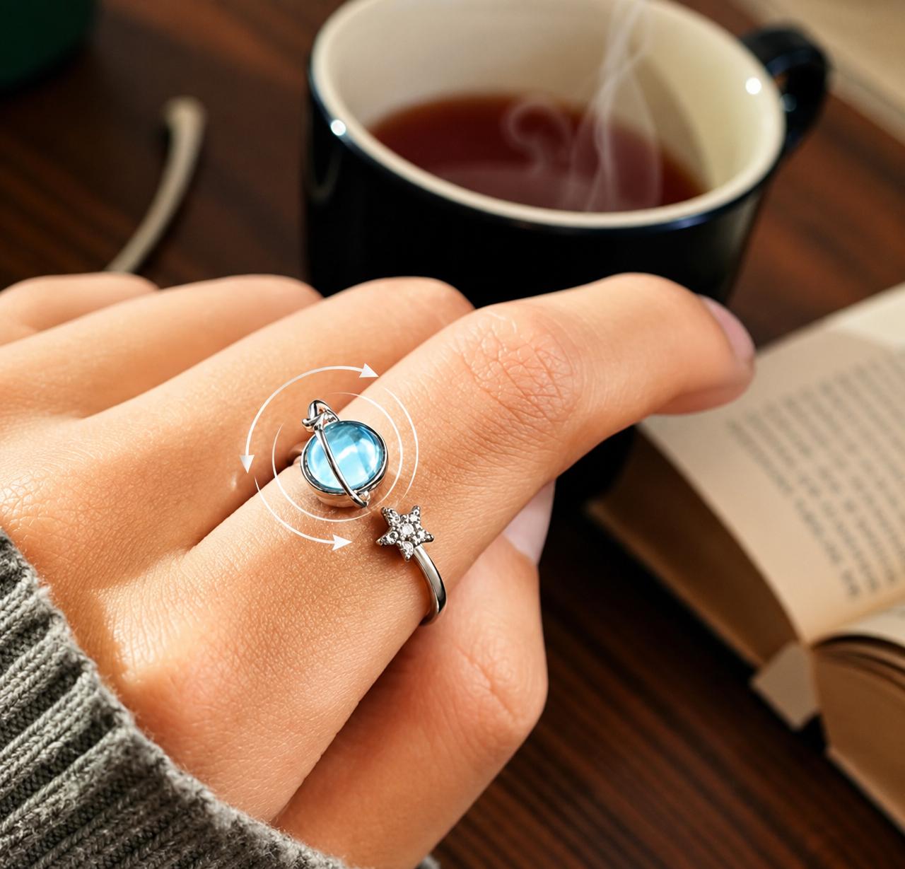 Planet Ring - Etsy