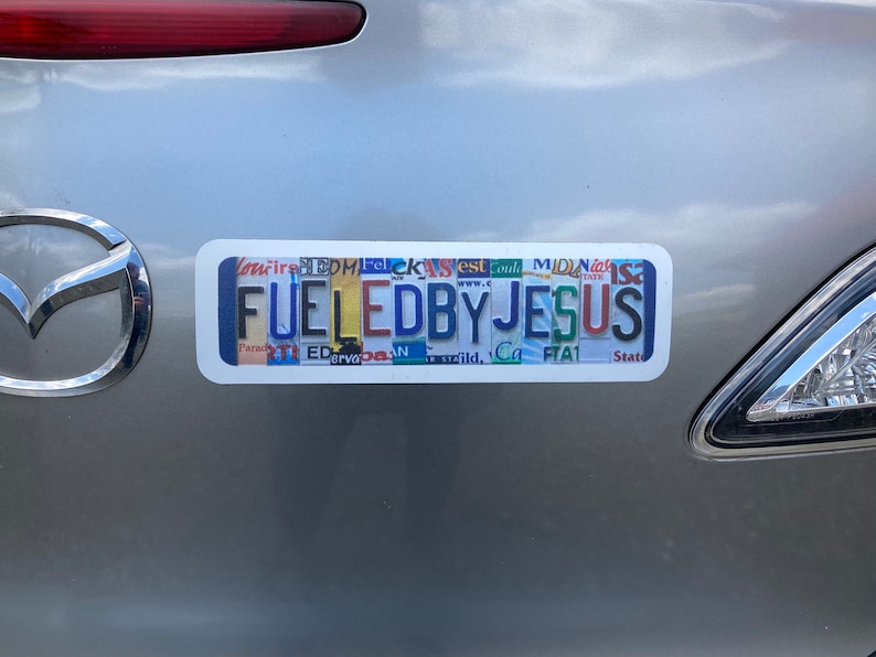 Jesus Car Religious Bumper Christian Bumper Etsy