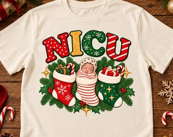 NICU Christmas Nurse PNG, Neonatal Nurse Christmas Sublimation, Pediatric Nurse Digital Download