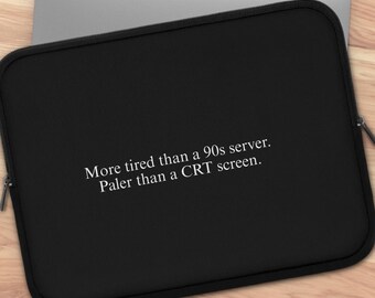 テックユーモアラップトップスリーブ、プログラマーへの面白いギフト、オタク向けオフィスアクセサリー