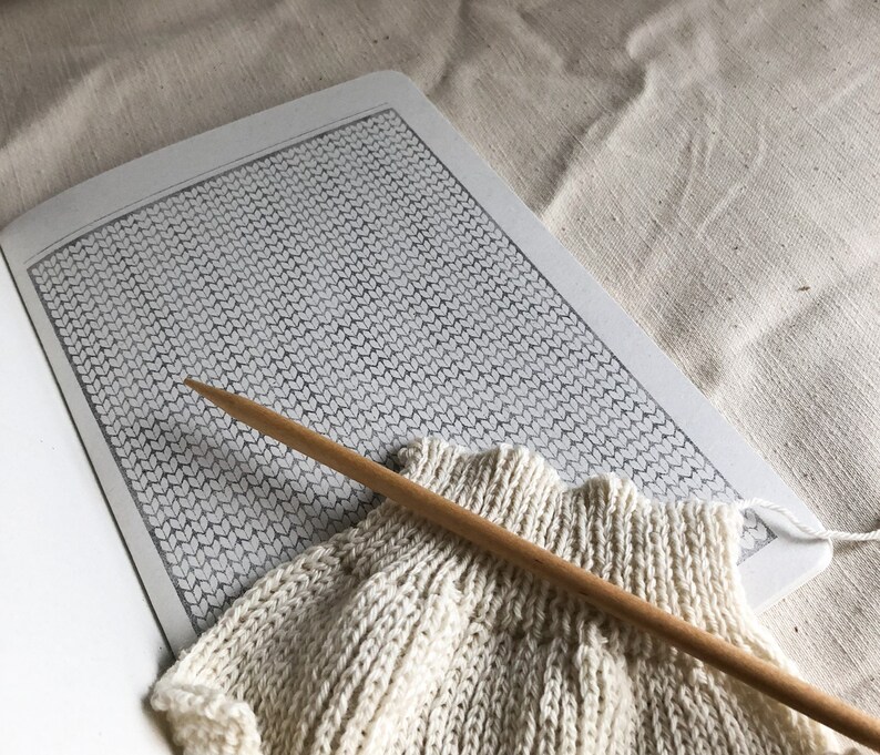 Knitting Pattern Drawing notebook, knitting projects and design, a planner for knitters image 8