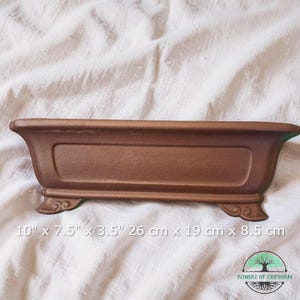 Yixing Zisha Bonsai Pot - Authentic Purple Clay for Bonsai or Succulent's