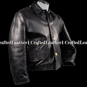 Chicago police leather jacket - Etsy 日本