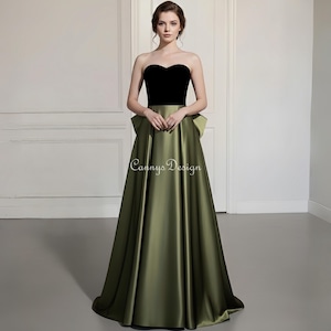 dark army green dress Military-inspired Dress, Spring Long Sleeve Shirt Midi Dress, Army Green  Pleated Work Dress, Belted Dress, Custom Dress, Xiaolizi 2846#