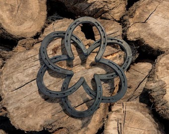 Décoration murale rustique en forme de fer à cheval – Décoration western faite main