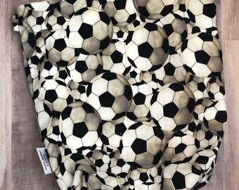 Soccer Ball Print Car Trash Bag / Auto Trash Bag / Rubbish Bin / Stroller Trash Bag