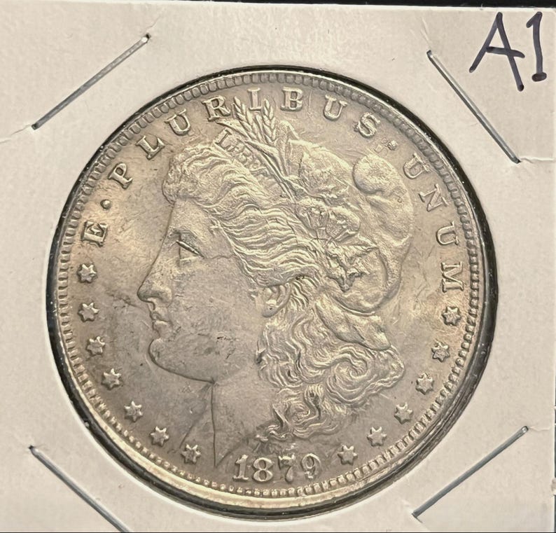 1879 Morgan One Dollar – Replica Collectible Coin - Etsy
