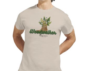 Woodwalker T-Shirt – Wildpfad Adventure – Natur-Outdoor Motiv – Boho Wald Design – Geschenk für Wanderer + Naturliebhaber