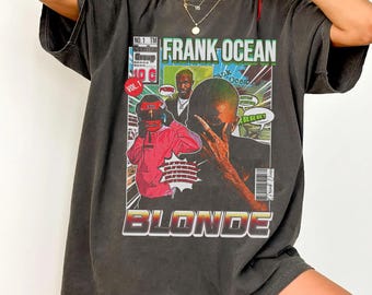 Camiseta gráfica Frank Ocean Blond de Comfort Colors, camiseta de música rap
