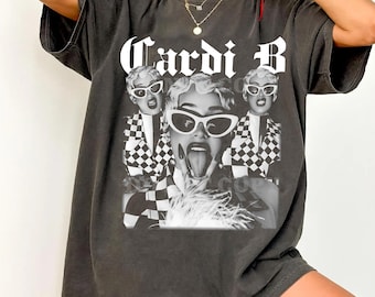 Camiseta Comfort Colors Cardi B Little Miss Drama Tour