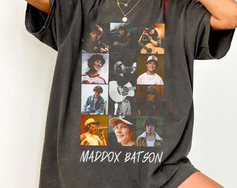 Camiseta gráfica Maddox Batson de Comfort Colors: Camiseta unisex de música country