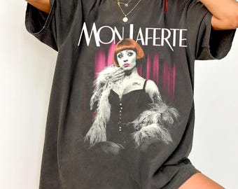 Camiseta gráfica Mon Laferte de Comfort Colors, estilo vintage