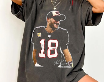 Camiseta gráfica vintage de Kirk Cousins de Comfort Colors, regalo de fútbol