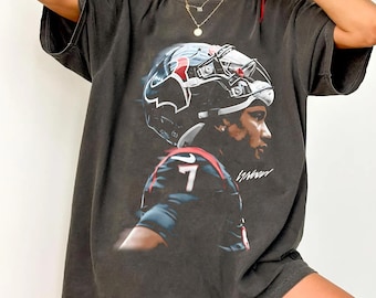 Camiseta de fútbol vintage de CJ Stroud con colores cómodos