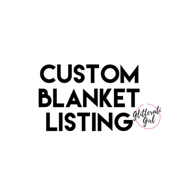 Custom Personalized Favorite Things 50"x60" Throw Blanket