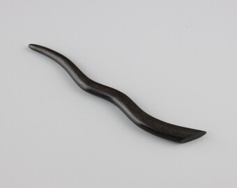 Hair Stick (6 inch) Hand-carved from Bog Oak