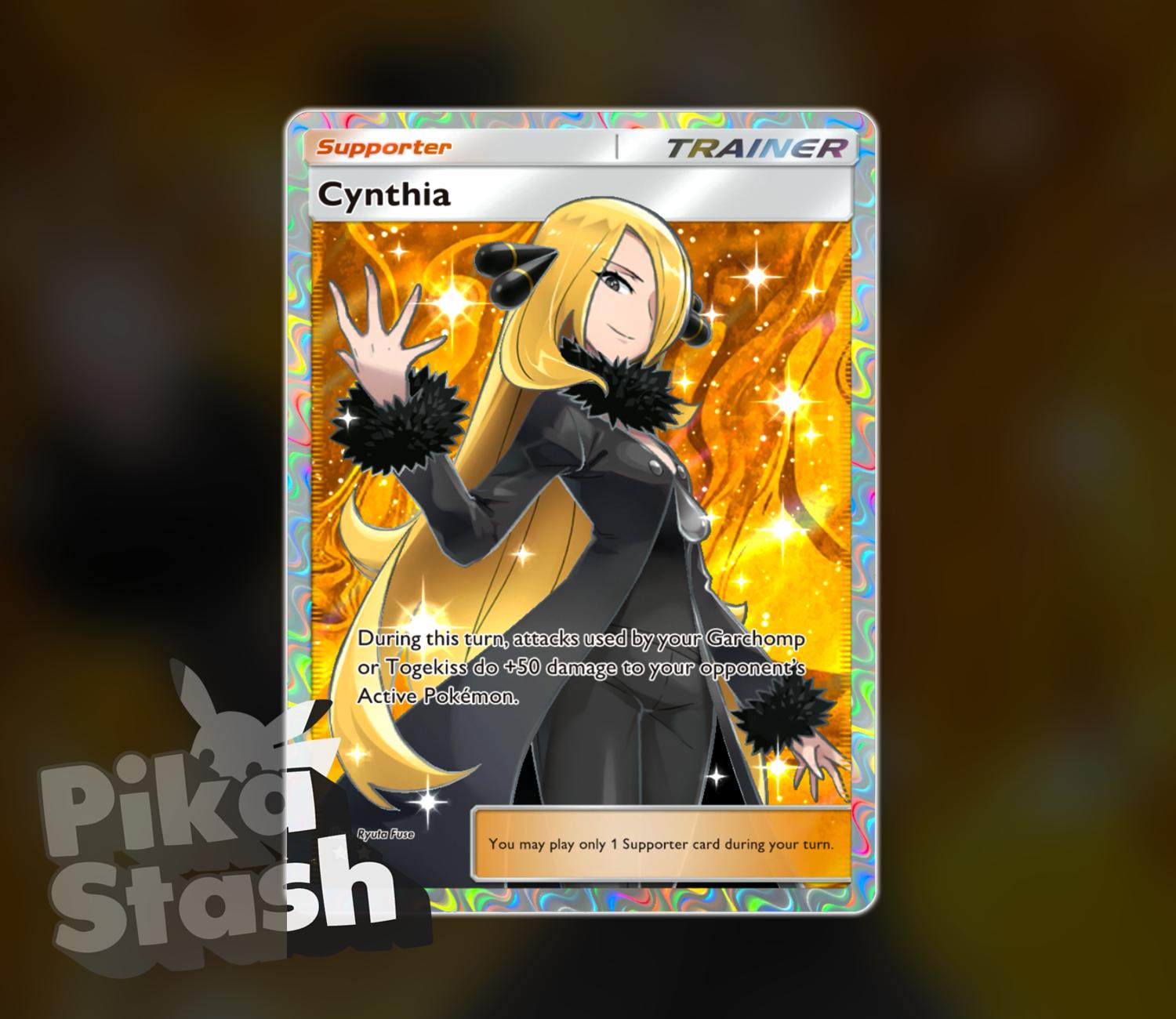Cynthia Trainer Card - Etsy Norway Cynthia Trainer Card - Etsy Norway