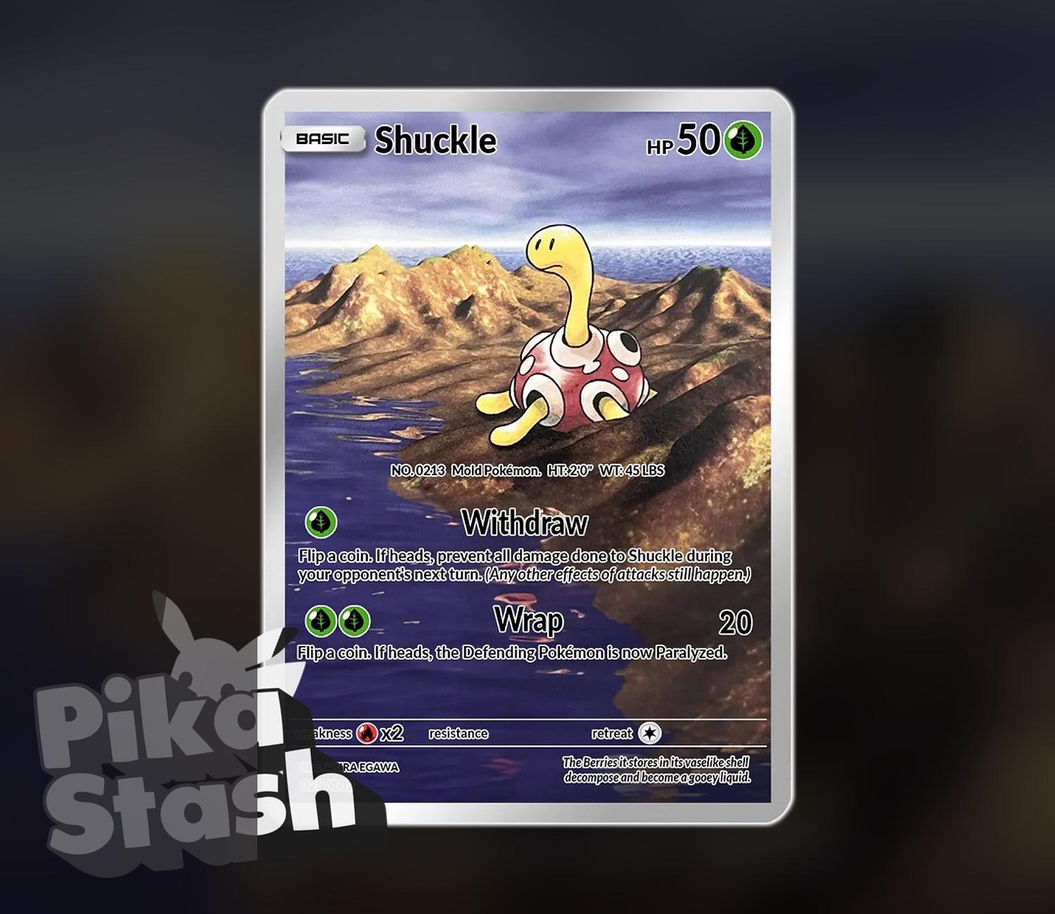 pokemon card shuckle Vintage Common main image 0