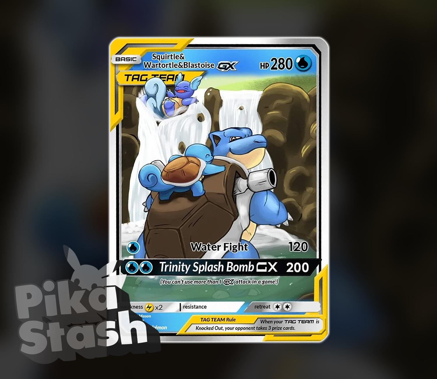 wartortle pokemon card gx Wartortle AR - #171 RaukCard Mint 9 main image 1