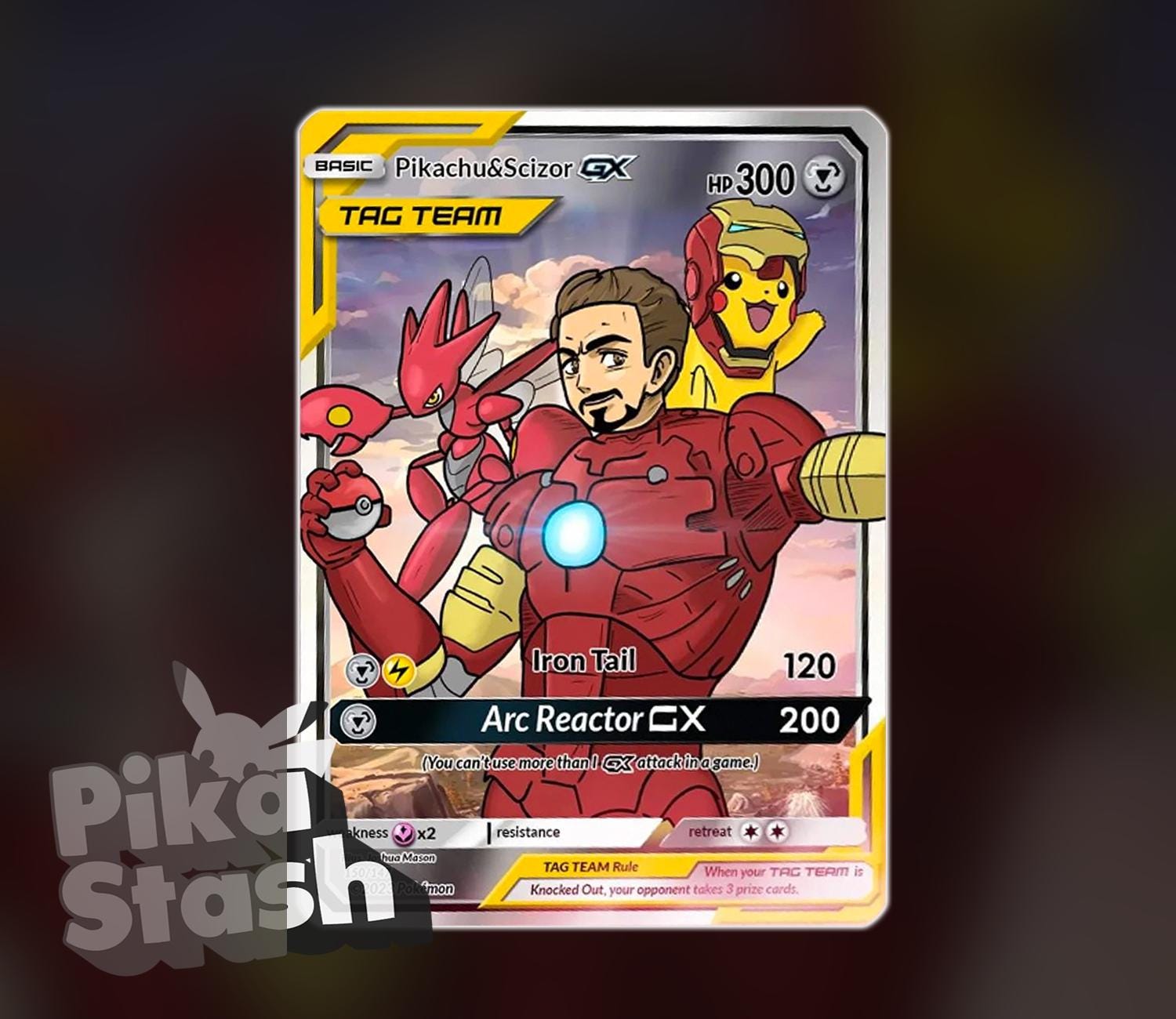 pikachu pokemon card iron tail Pokemon - Pikachu-EX (XY84) - XY Black Star Promos main image 1