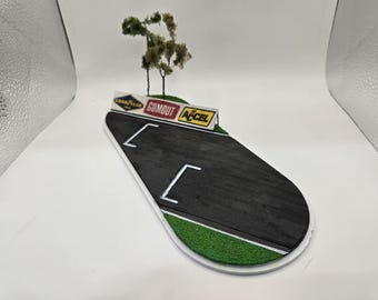 Race track starting line Diorama for 1/64 car display