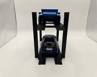 3D printed 4 Post Lift Display for 1/43 Scale Diecast Cars