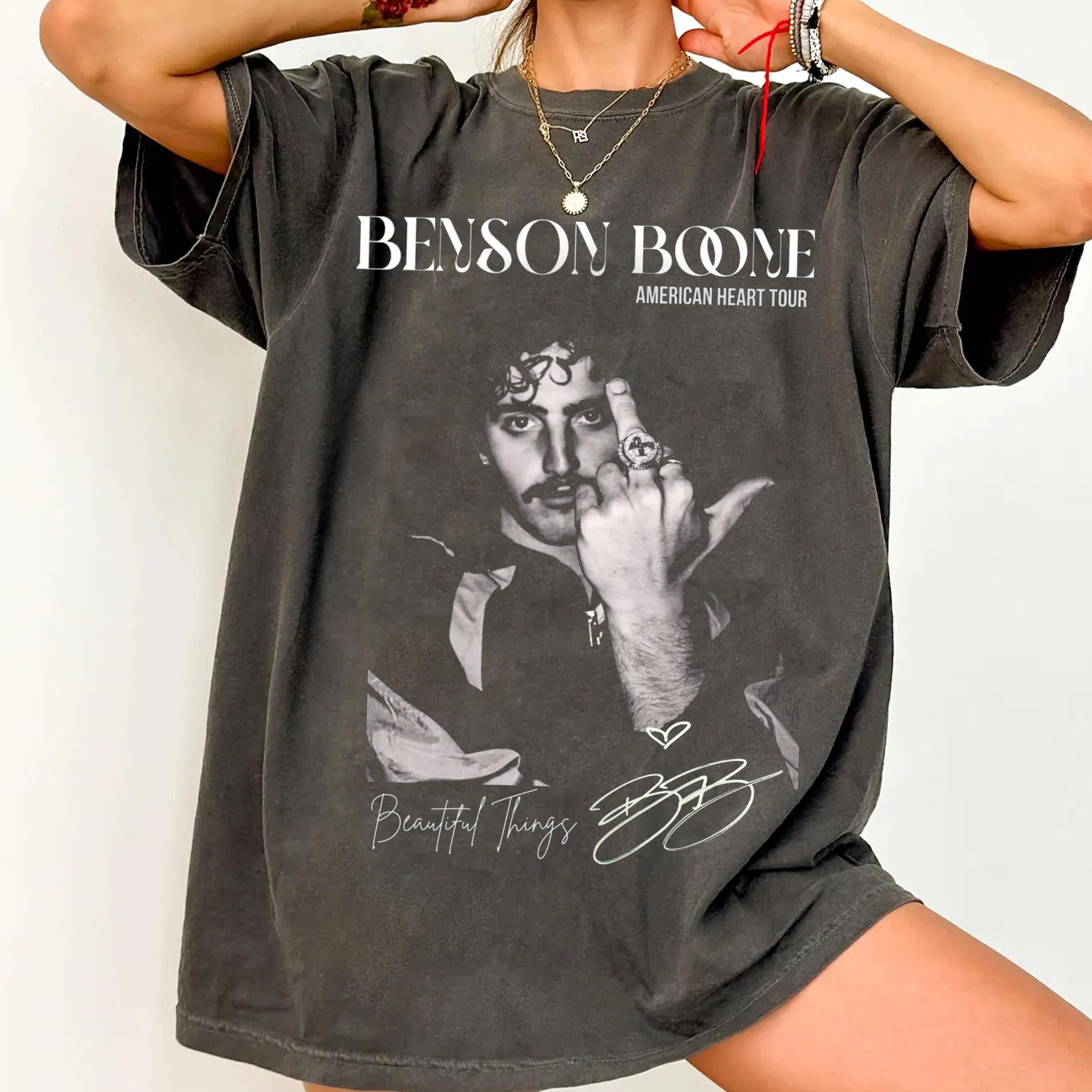 Benson Boone World Tour Shirt - Etsy