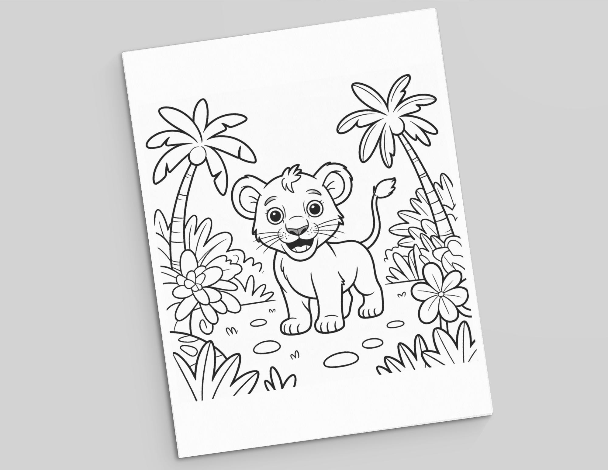 Jungle Animal Coloring Pages | Kids Coloring Pages Printable ...