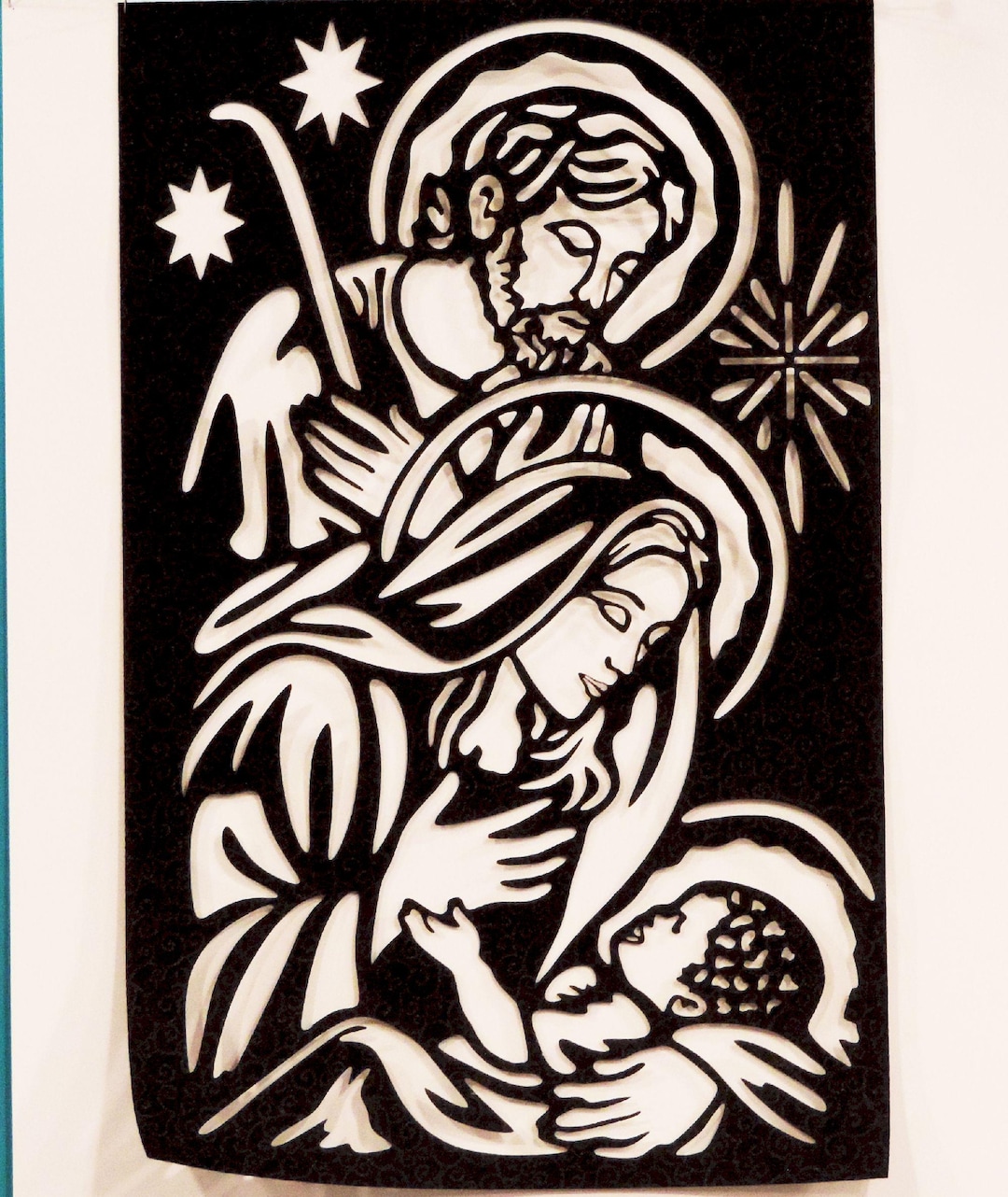 Jesus' Birth Laser-cut Applique, Pre-fused, Pre-cut - Etsy
