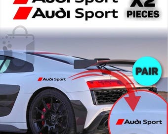 Audi Side Skirt Decals, 11-Inch Sport Vinyl Car Exterior Graphics