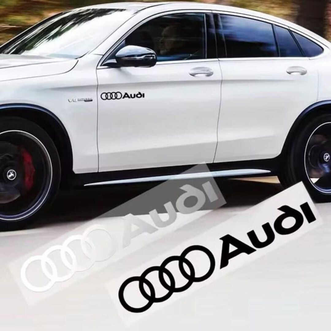 Audi Inspired Vinyl Decal • Car Door & Window Stickers • Aftermarket ...