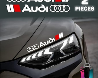 2x Audi S Line Racing Vinyl Stickers • Custom Car Graphics • Automotive Accessories